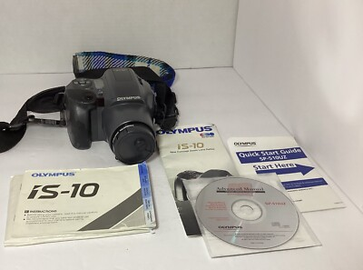 #ad #ad Olympus IS 10 Integrated System 35mm Zoom Lens Reflex ZLR Camera TESTED L@@K ￼ $15.99