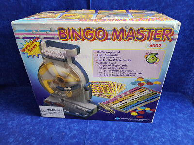 BINGO MASTER FULLY AUTOMATIC GAME BALL SPIN CHIP CARD REMOTE CONTROL ELECTRONIC