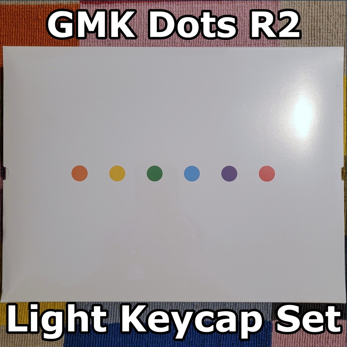 GMK Dots R2 - SEALED LIGHT BASE SET - Double Shot ABS Keycaps For