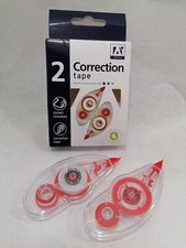 2 Pack Correction Mouse Roller Tape Wheel Tipex Eraser Office Stationary