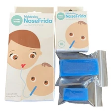 NoseFrida Fridababy SNOTSUCKER 1 Nosefrida & 36 Filters Nose Baby Care NEW