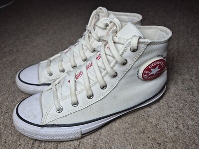 Rare Converse Limited Edition White Removal Patches/logos Size Uk Clean  UK