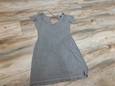 GUESS OPEN BACK GRAY  DRESS SIZE MEDIUM