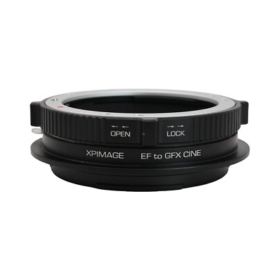 XPimage Lock Lens Adapter for Canon EF Mount Lens to Fuji GFX 50S 100SII Camera