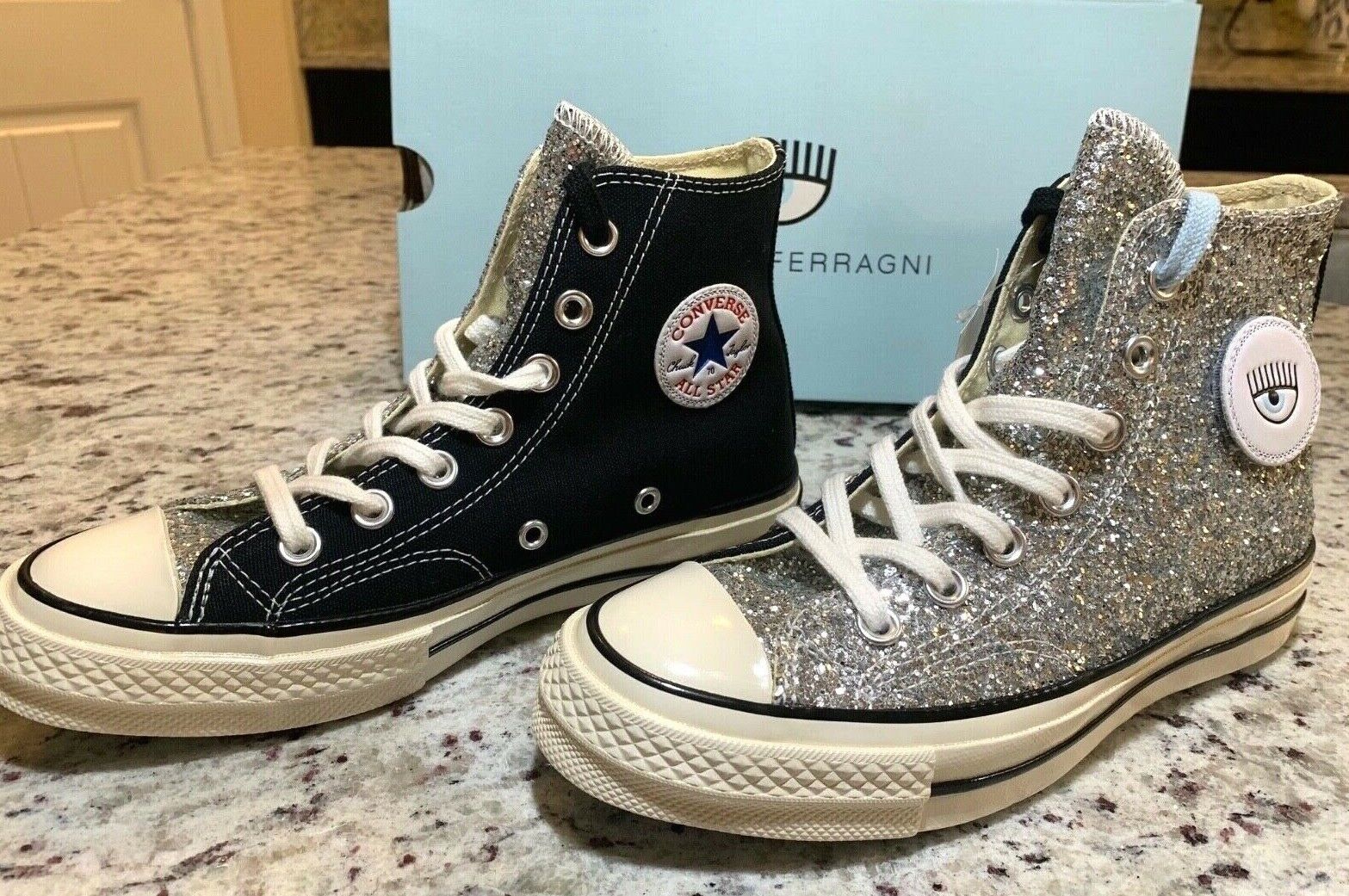 converse chiara chuck 70 glitter high top