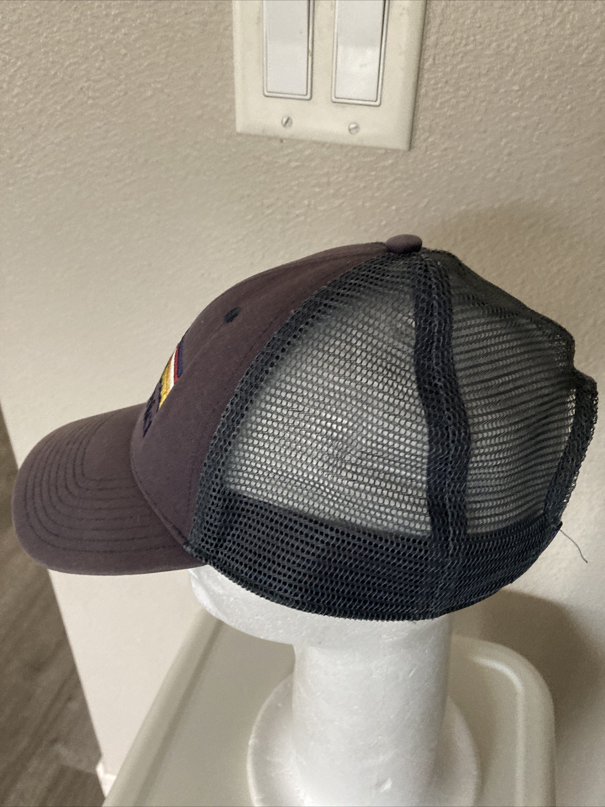 Patagonia RARE FITZ ROY Logo Embroidered Snapback Hat… Gem