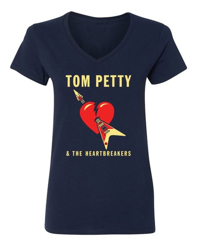 Tom Petty & The Heartbreakers Shirt Womens V-Neck T-Shirt - Picture 6 of 23
