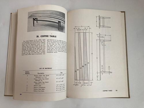 Designs In Wood by Robert Peipenburg 1969 woodworking plans - Picture 9 of 10
