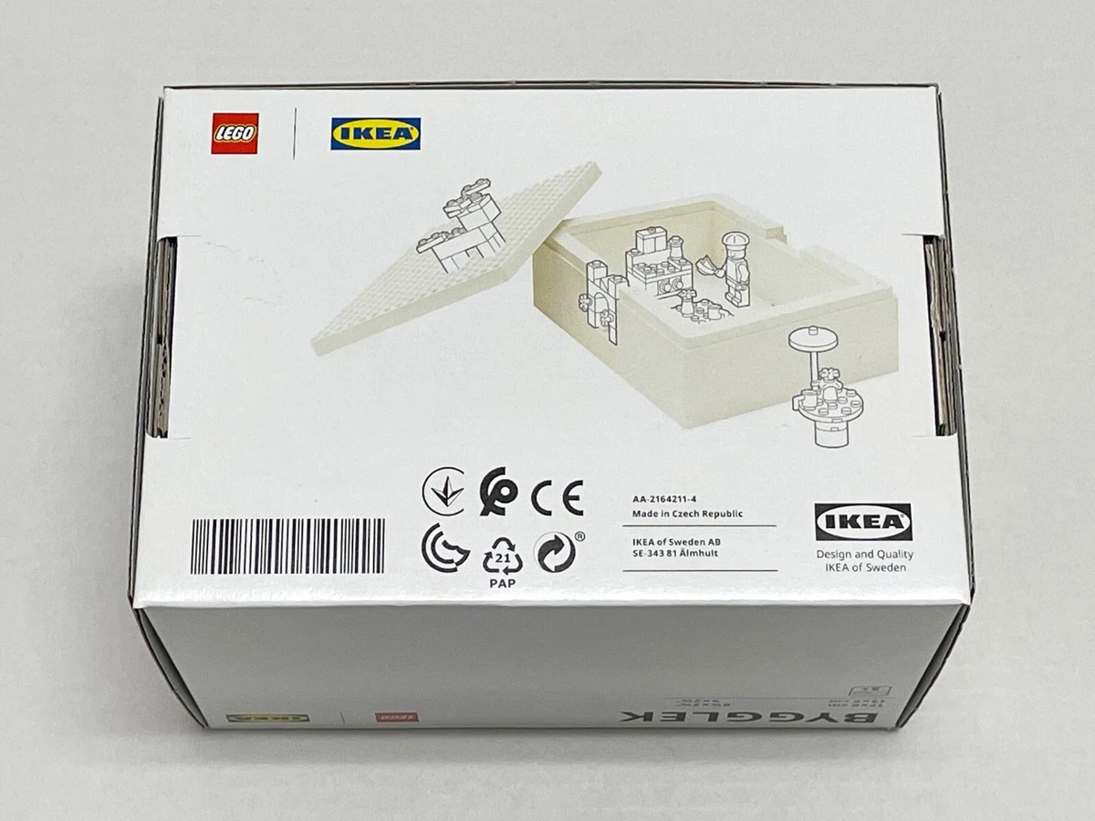 BYGGLEK LEGO® box with lid, 133/4x10x41/2 - IKEA