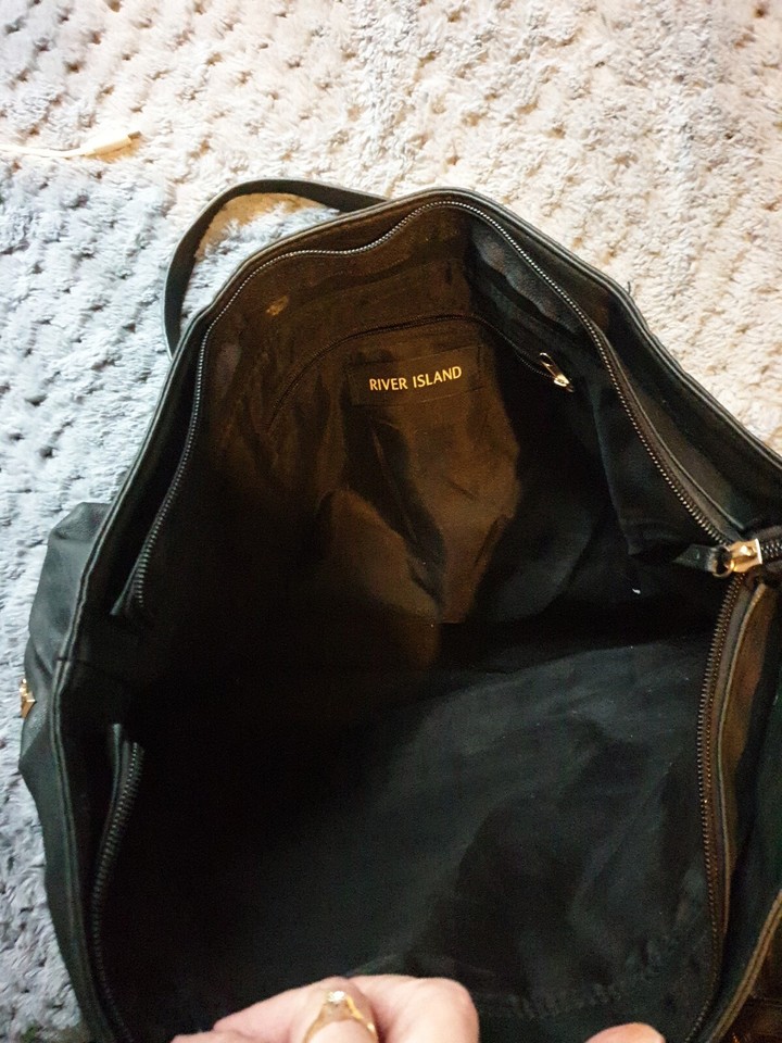 Riverisland Black Shoulder Bag eBay