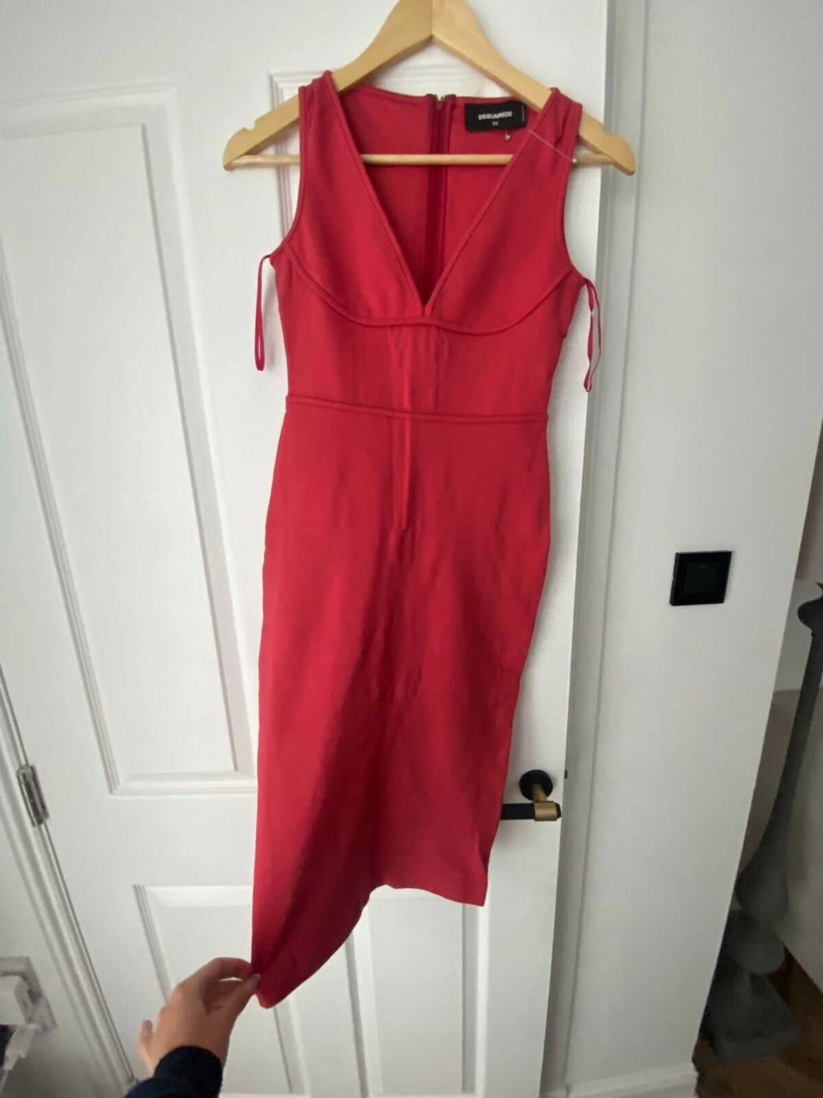 DSQUARED2 Autentico abito donna Dsquared cerniera taglia XS PREZZO AL PUBBLICO £700+