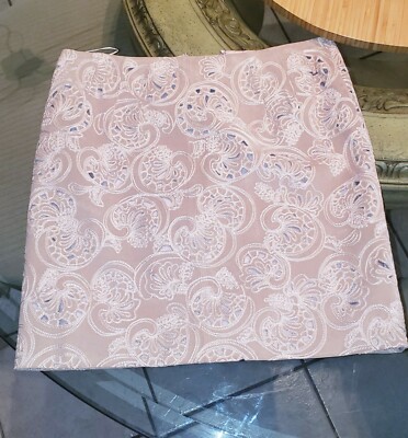 oscar de la renta Leather Mini Skirt Size 2