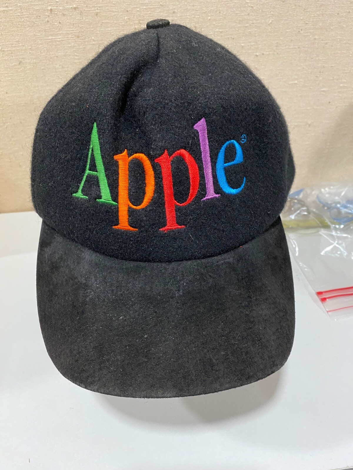 Apple wool adjustable size baseball hat - image 1