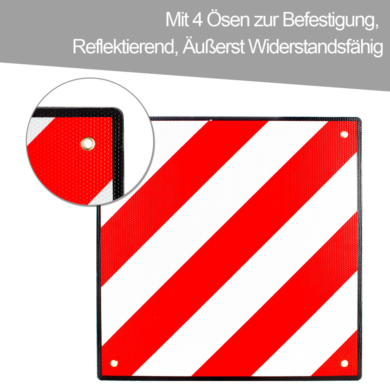 Warntafel rot/weiß linksweisend direkt beim Hersteller kaufen