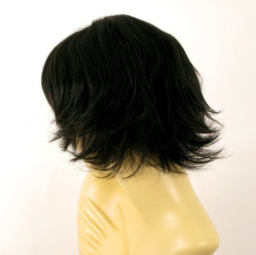 wig for women 100% natural hair black ref DIANA 1B PERUK - Picture 4 of 8