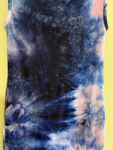 Epic Threads Tie Dye Big Girls Dress Blue Pink Sz L - Picture 6 of 6