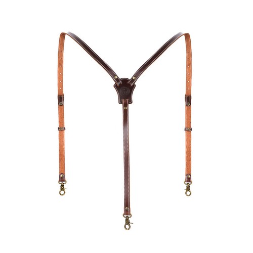 TOURBON Causal Suspenders Y Back Adjustable Y-Shape Pants Brace - Picture 5 of 24