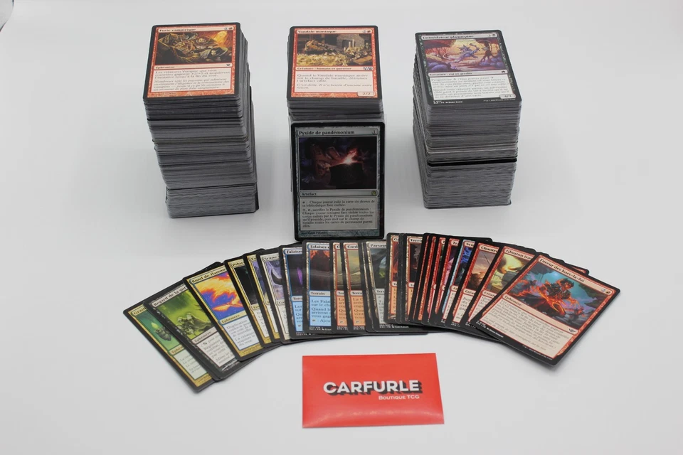 Lot cartes Magic conditionné - 1000 cartes - Communes / Unco + 10 rares - FR - Photo 2/3