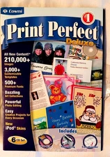 Print Perfect Deluxe 6 CD Set, 2005, Cosmi Clip Art