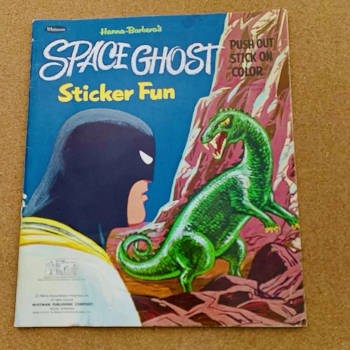 1968 SPACE GHOST Sticker Fun Lizard Monster Whitman / Hannah Barbera
