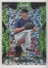 2019 Panini Prizm Tier II Lime Green Donut Circle 197/199 Stephen Gonsalves uk2