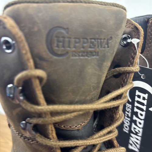 Chippewa Men's Hador 8" Steel Toe Insulated Logger Boot Style 55025 - Picture 10 of 16
