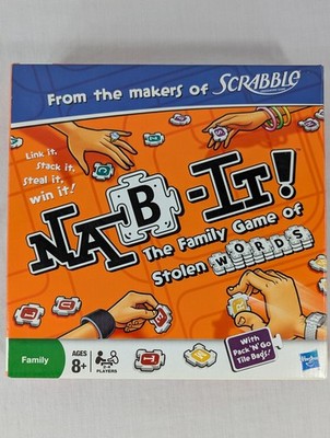 NAB-IT! The Family Game of Stolen Words Open Box-Brand New Ages 8+ 2-4 Players