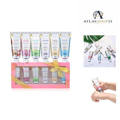 Spa Luxetique Handcreme 6er Pack Feuchtigkeitsspendend Aloe Vera Vitamin E