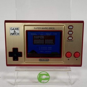 Nintendo Game & Watch: Super Mario Bros Handheld Game Console HXA-001 Burgandy
