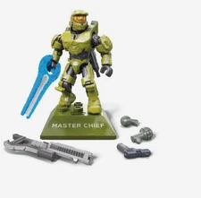 Mega Construx Halo - MASTER CHIEF - w/ Weapons - gnw38 - NEW
