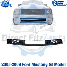 Front Bumper Lower Grille Textured Black for 2005-2009 Ford Mustang Gt Model