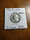 1964 Silver Qtr With No Mint Mark