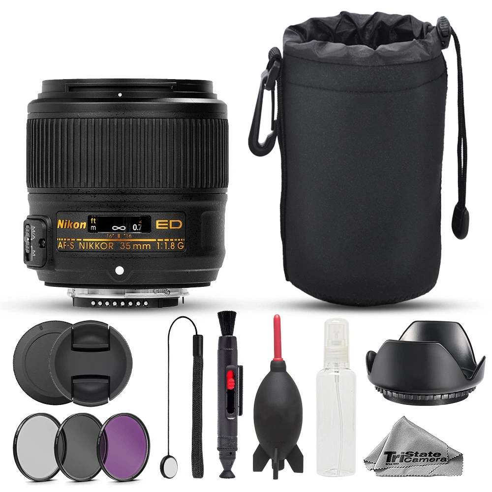 Nikon NIKKOR AF-S 35mm Focal f/1.8 Camera Lenses for sale | eBay