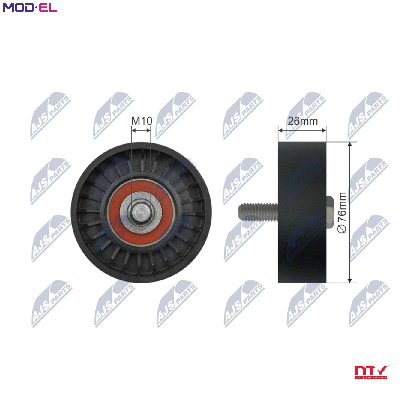 Belt idler pulley RNK-AU-046 NTY for SKODA VW SEAT - Image 10