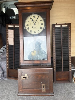Gledhill Brook Antique Time Recorder Clocking in Machine Full Working ...