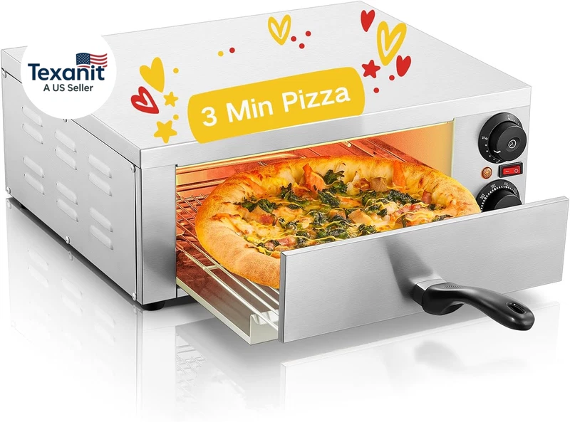 stainless commercial countertop electric oven