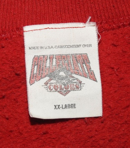 Vintage 1990s Ohio State Buckeyes Decotex Large Spell Out Crew Sweatshirt 2XL - Picture 5 of 9
