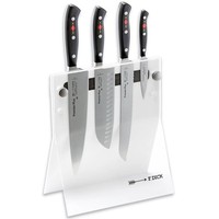 Fr. Dick Premier Plus Messerblock Acryl 5Tlg BestüCkt Kochmesser KüChenmesserset
