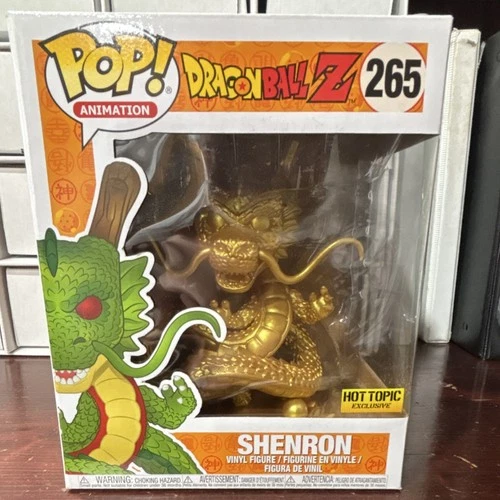 Funko Pop! Animation Dragon Ball Z Shenron #265 Hot Topic Exclusive Gold