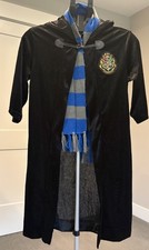 Harry Potter Robe Scarf Tie Official Jerry Leigh Ravenclaw Hood Adult Sz S/ M
