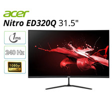 Acer Nitro ED320Q Monitor 31.5" LED Display 240Hz 1920x1080 1 ms Refurbished