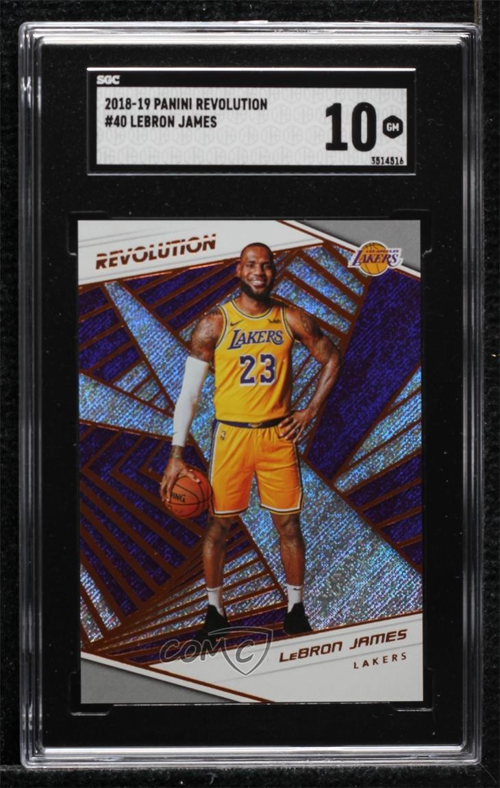 2018-19 Panini Revolution LeBron James #40 SGC 10 GEM i1p