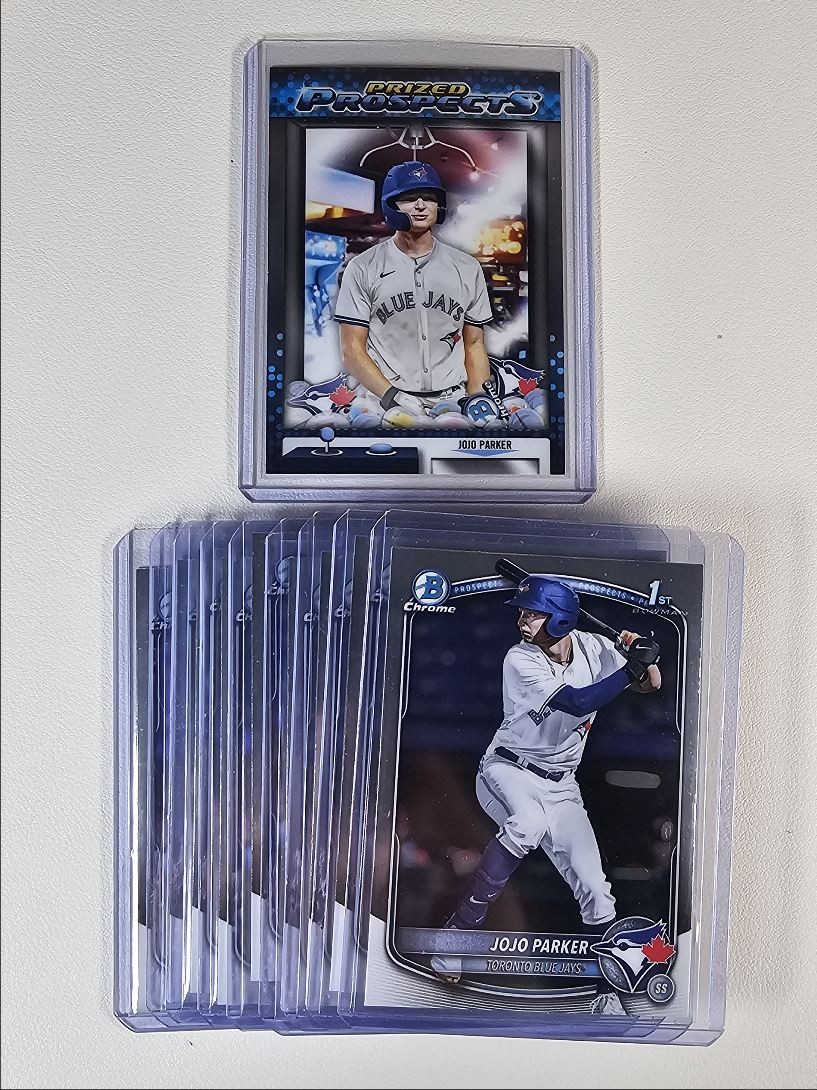 [10] JOJO PARKER 2025 BOWMAN CHROME DRAFT 1ST PRIZED PROSPECTS Q3249