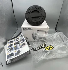 Xprite Aluminum Fuel Filler Door Gas Tank Cap Cover Fits 07-18 Jeep Wrangler JK