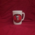 Avon Vintage Flying Ace milk Glass Snoopy Mug  cup 1969 Peanuts