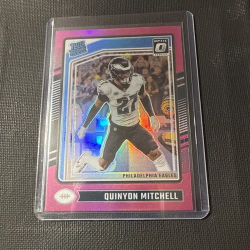 2024 Panini Donruss Optic #282 Quinyon Mitchell Pink Holo RC PHI Eagles