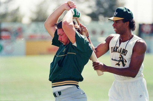 LG50-5 1989 Baseball San Francisco Giants Oakland A's LOT (5) 35MM NEGATIVES - Picture 2 of 5