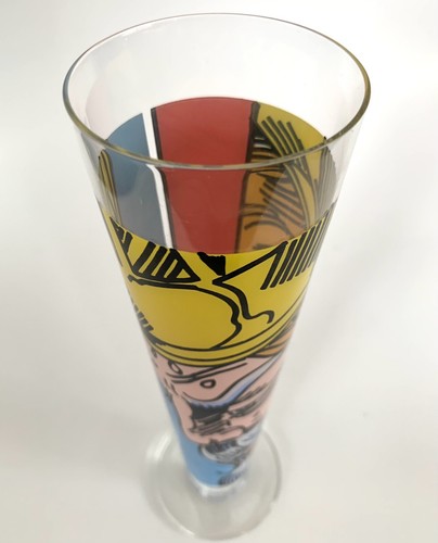 Ritzenhoff Crystal Pilsner Beverage Glass Design ERRO Int'l Designer Collection  - Picture 5 of 7
