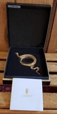 L'Objet Snake Magnifying Glass 24k Gold Plate Large 22cm 4".3/4