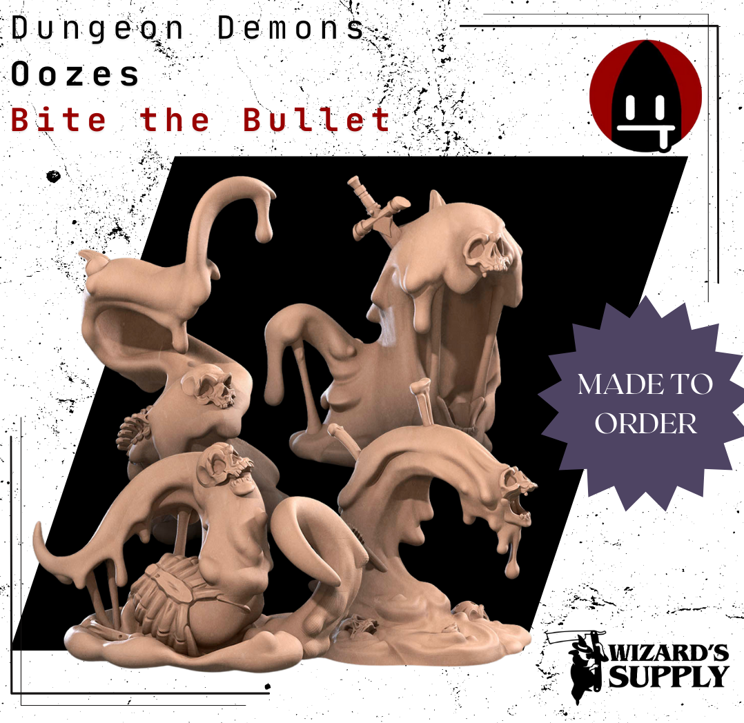 dungeons and dragons miniatures Oozes Pestilence Minions 4 Models Dungeon Demons